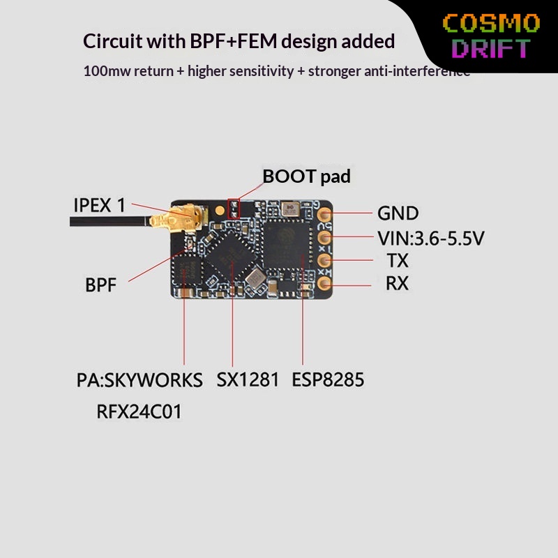 Drone Rc Mini - Hot BAYCK Expresslrs Elrs Receiver 2