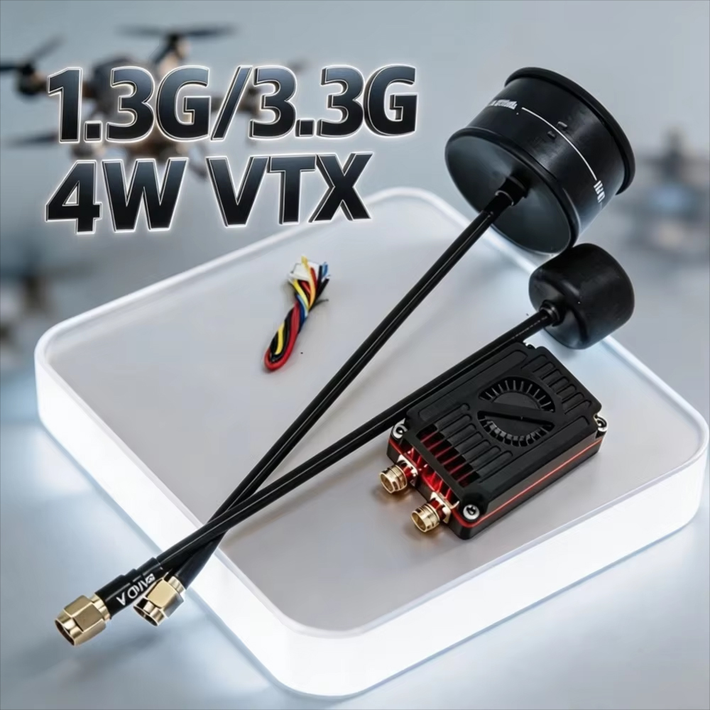 Vtx Video Transmitter - Rushfpv Rush 1.3G/3.3G 4W 7-30V Dual