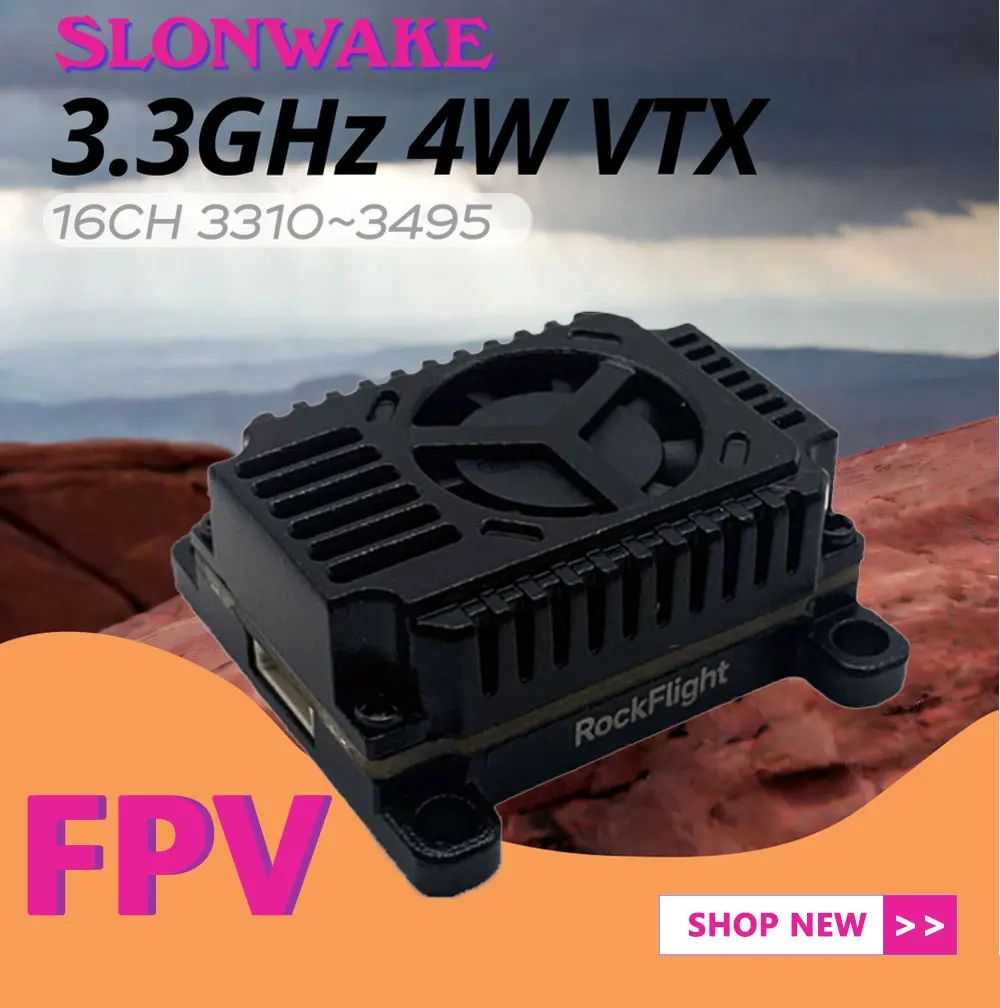SLONWAKE FPV 3.3G 16CH 4000mW  - Vtx Video Transmitter ulasan dan harga