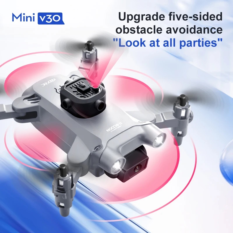 Mini V30 WiFi  With 4K HD Dual - Drone Rc Foldable ulasan dan harga