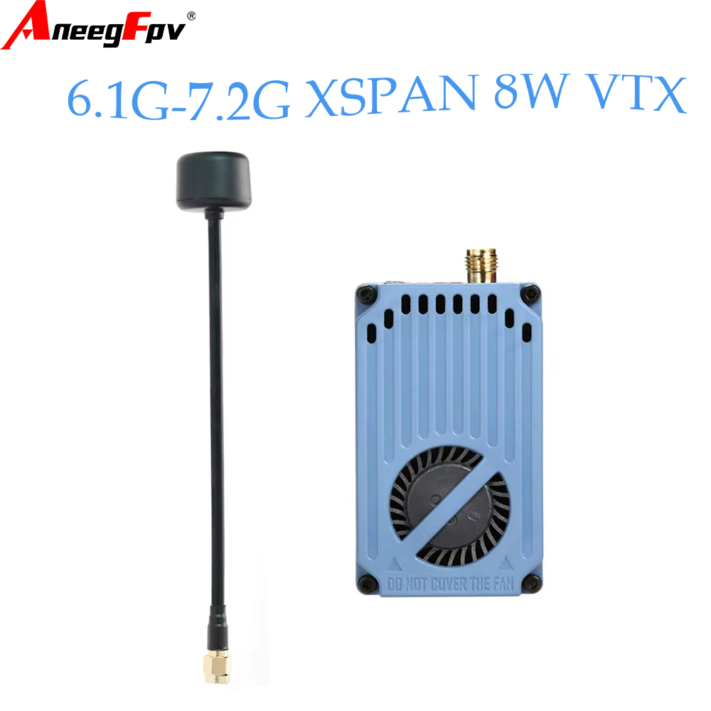 RUSHFPV 6.1‑7.2G 8W X61728 VTX - Vtx Video Transmitter ulasan dan harga