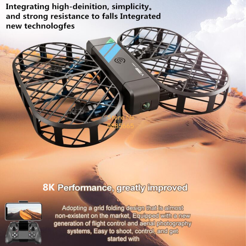 8K HD Camera 360° Protection O - Drone Rc Foldable ulasan dan harga