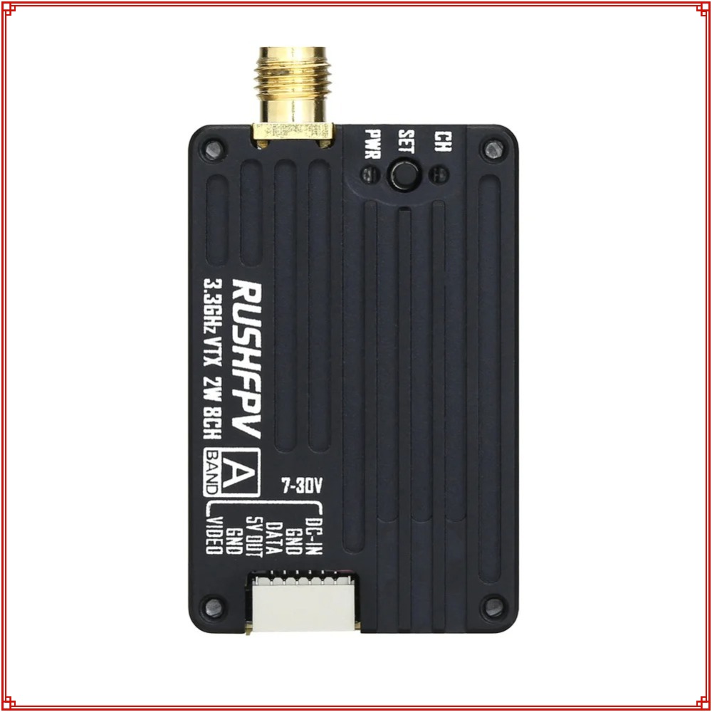 2026 New RUSHFPV 3.3G 2W VTX T - Receiver Rc Drone ulasan dan harga