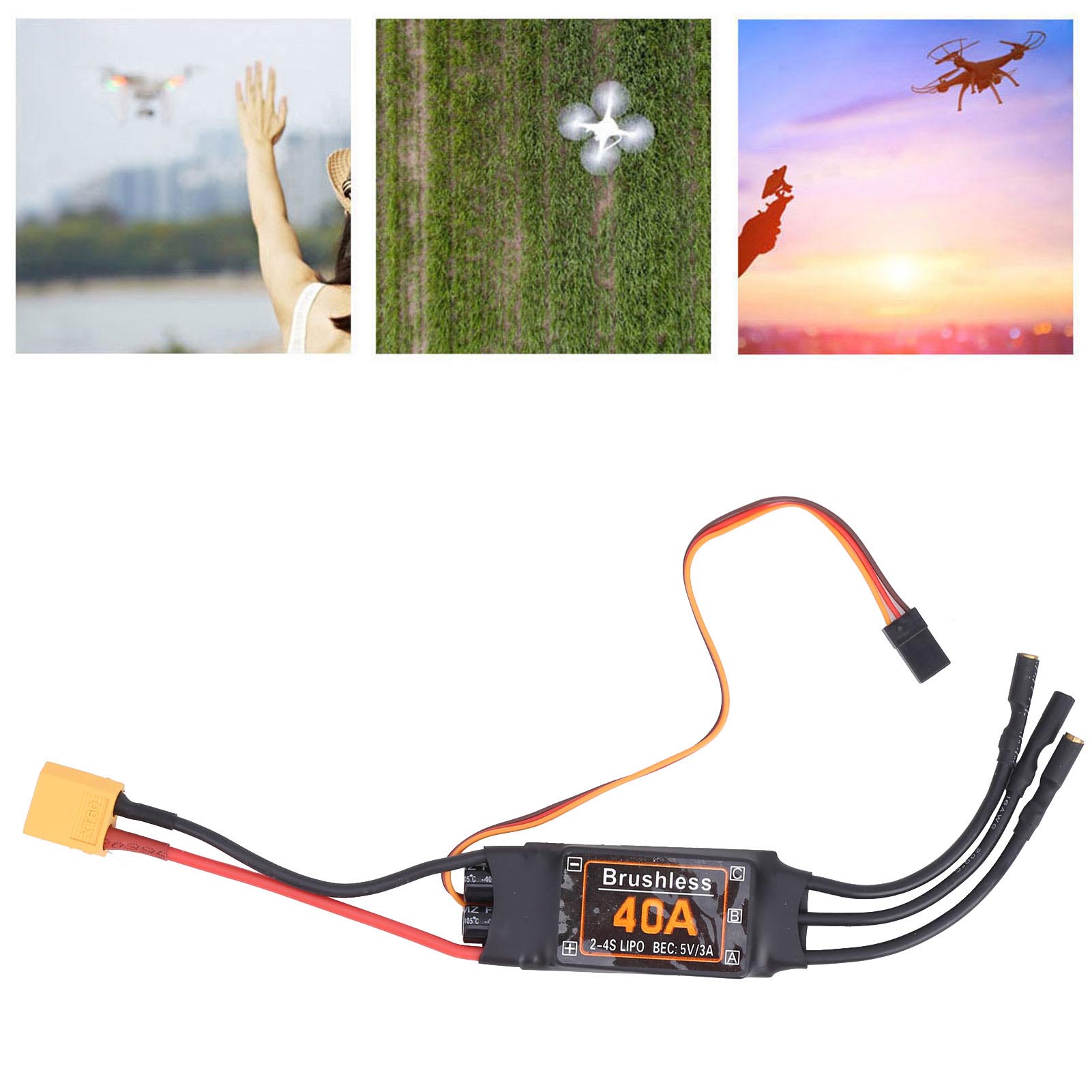 40A Brushless ESC Speed Contro - Drone Rc Accessories ulasan dan harga