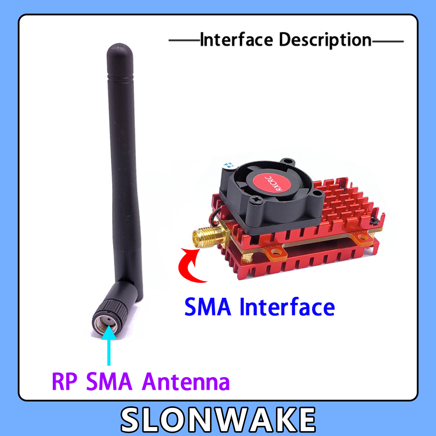 SLONWAKE 5.8G 2W VTX FPV 1800T - Telemetry Module Rc ulasan dan harga