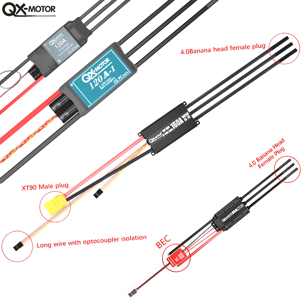 QX-MOTOR Brushless ESC series  - Drone Rc Quadcopter Controller ulasan dan harga