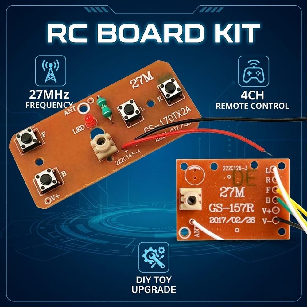 27MHz Remote Control Kit 4CH W - Telemetry Module Rc ulasan dan harga