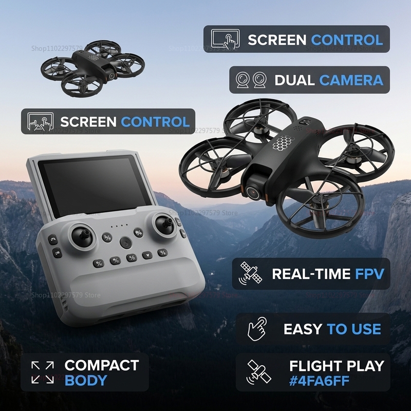 2026 NEW M5 Airplane Aerial Ph - Drone Pro Rc Ufo ulasan dan harga