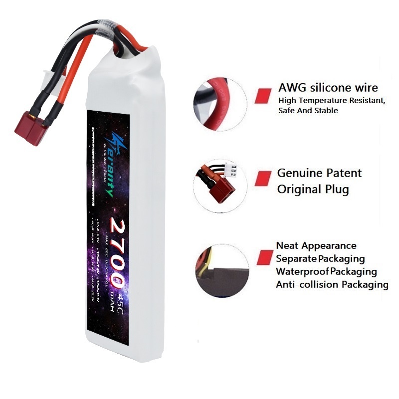 1/3PCS 2S 7.4V Lipo Battery 27 - Drone Carrera Rc ulasan dan harga