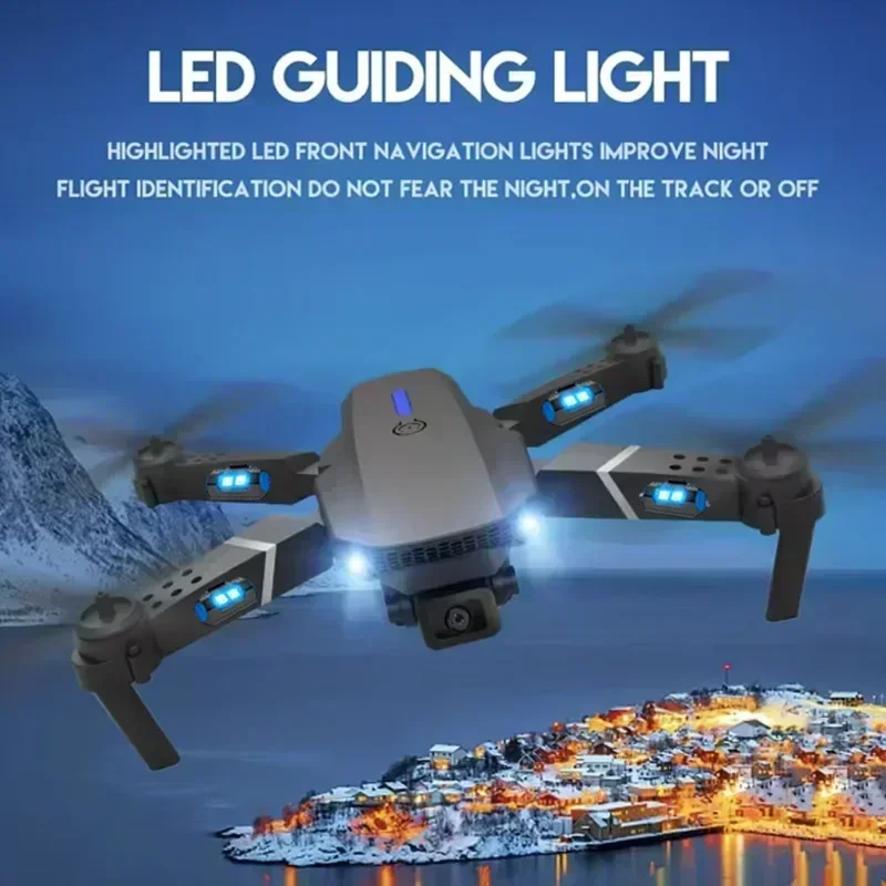 E88 Pro WIFI FPV Drone Wide An - Drone Rc Foldable ulasan dan harga
