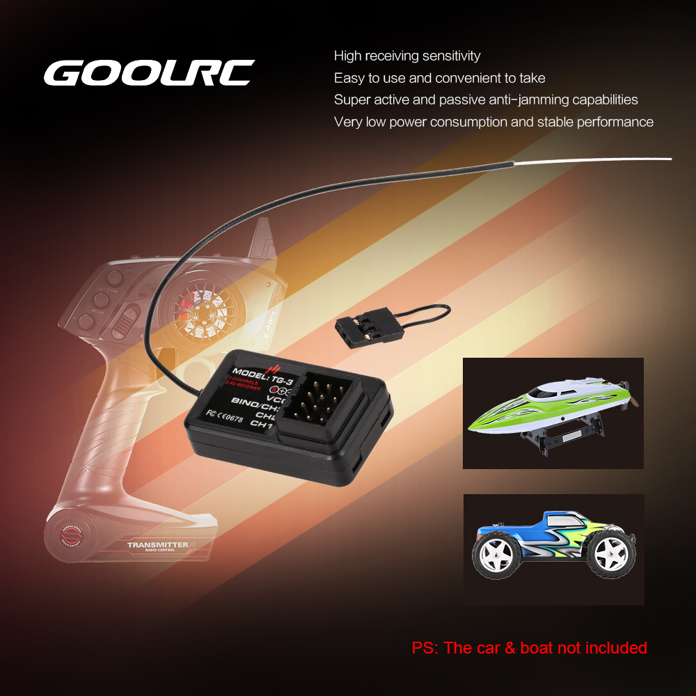 GoolRC TG-3 2.4G 3CH RC Car Bo - Telemetry Module Rc ulasan dan harga