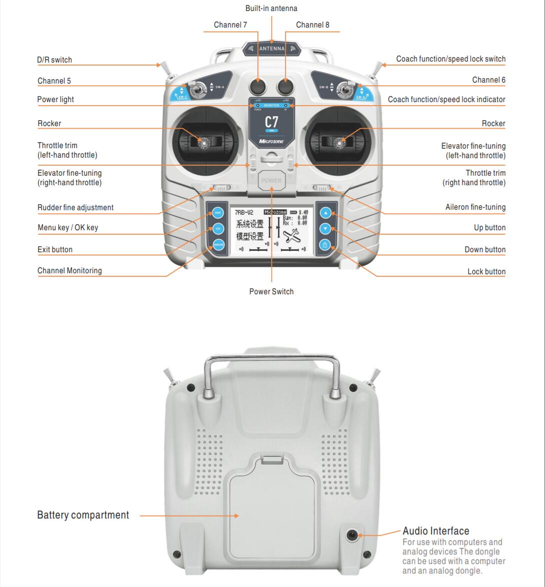 MicroZone MC7 Controller C7 MI - Drone Rc Mini ulasan dan harga