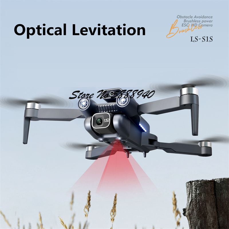 6K Optical Flow Brushless Fold - Drone S1S Rc Quadcopter ulasan dan harga