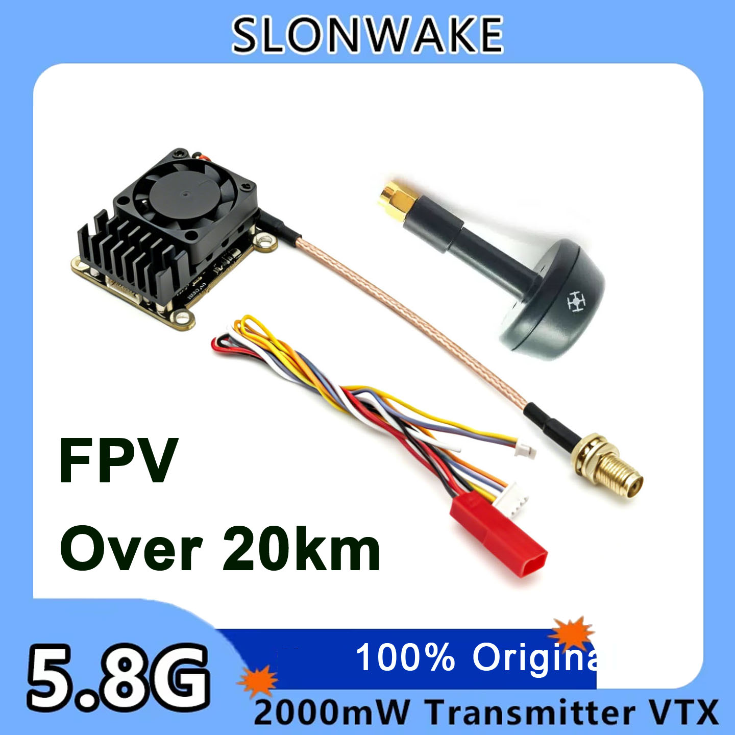 New upgrade 5.8Ghz 2W adjustab - Vtx Video Transmitter ulasan dan harga