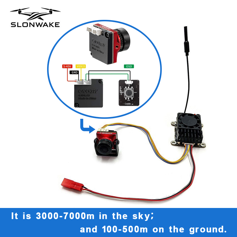 Long Range 5.8Ghz 2W FPV Wirel - Caddx Fpv Camera ulasan dan harga