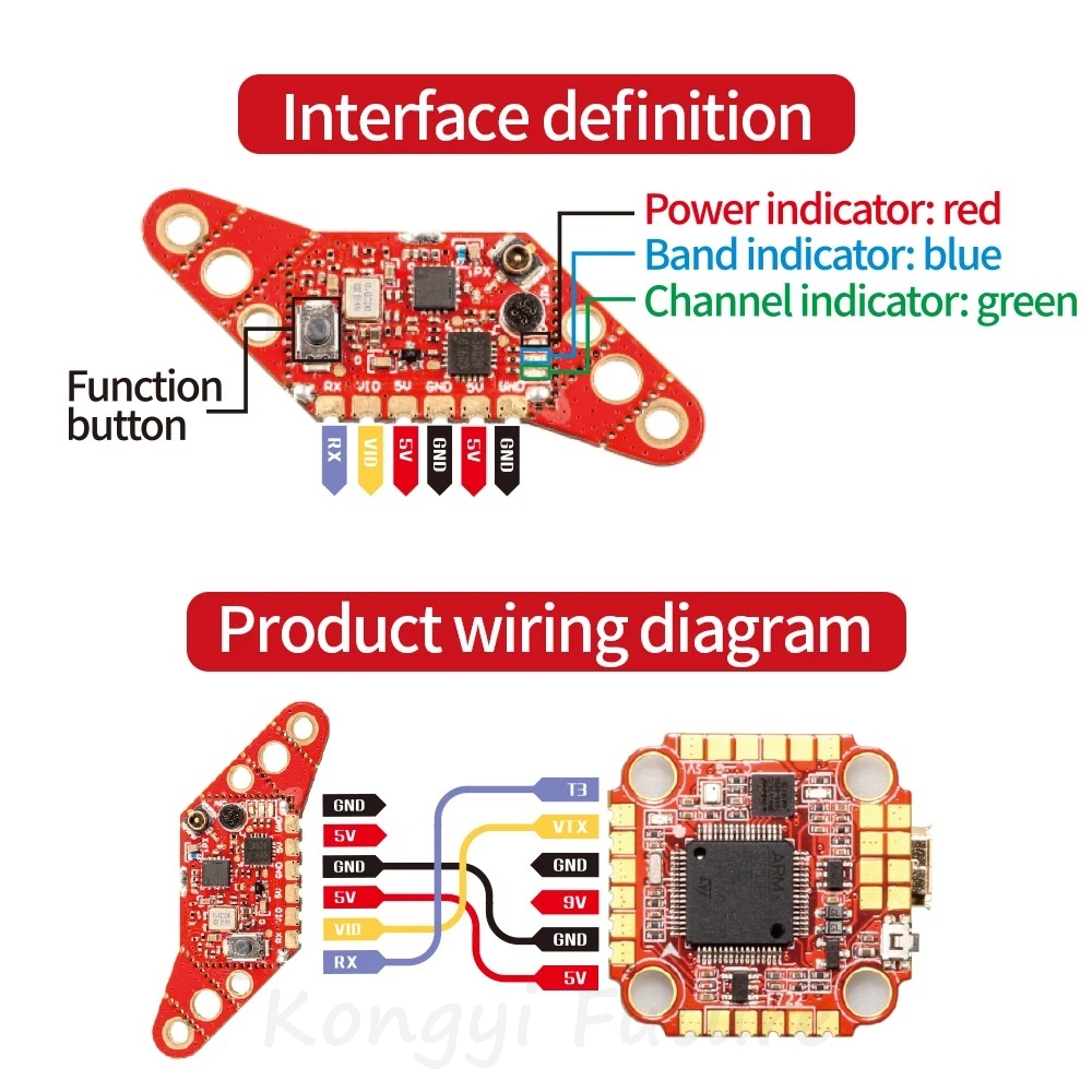 HGLRC Zeus Nano VTX 5.8G 350mW - Telemetry Module Rc ulasan dan harga