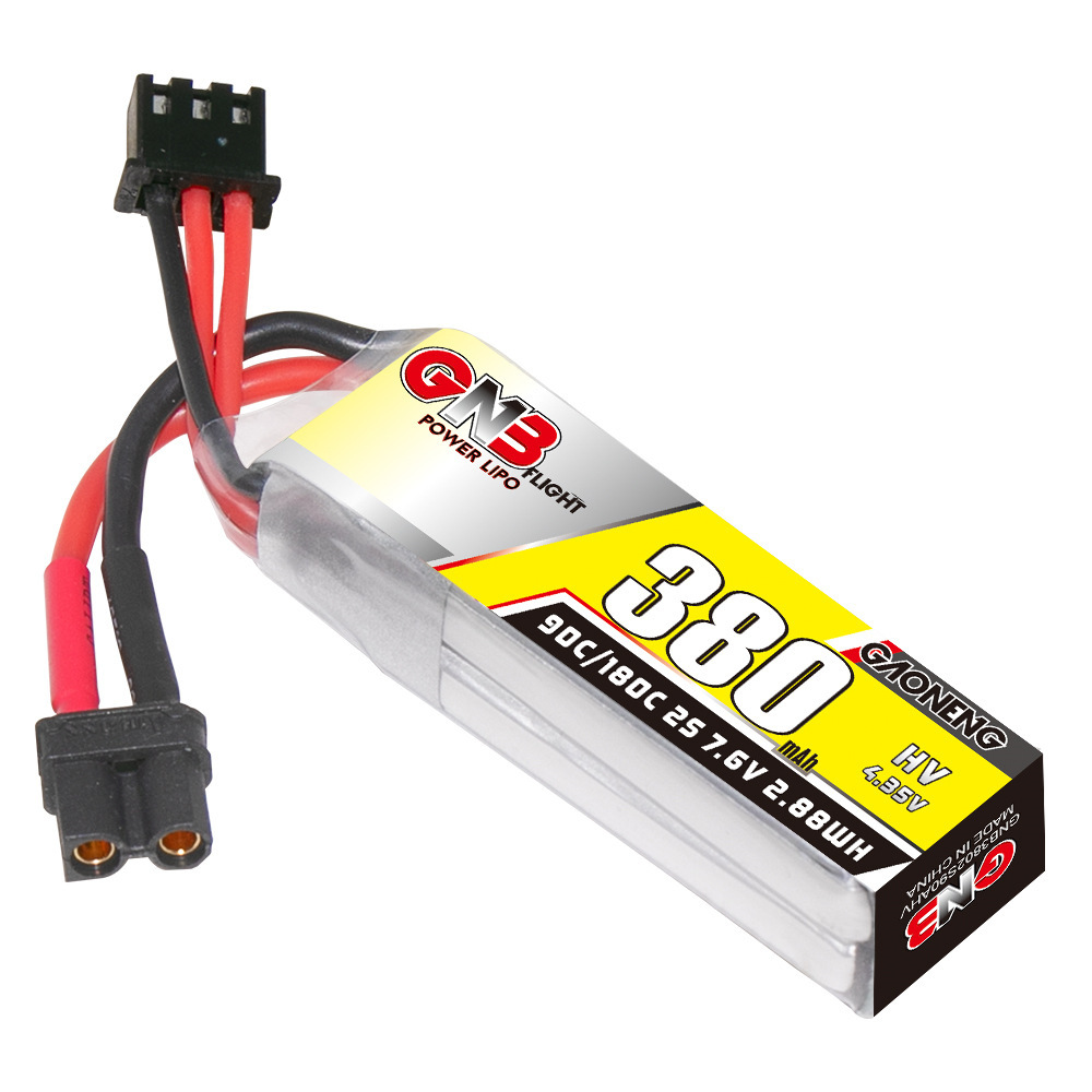 GNB 2S 7.6V 380mAh 90C/180C Li - Drone Carrera Rc ulasan dan harga