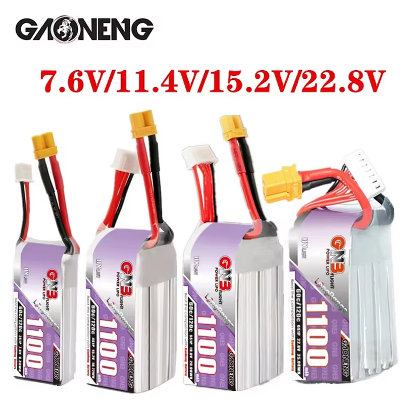 GNB 1100mAh 2S 3S 4S 6S 60C/12 - Drone Carrera Rc ulasan dan harga