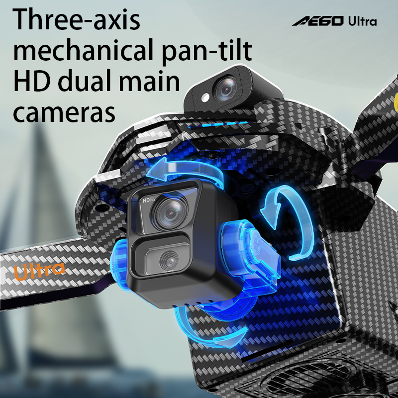 AE60 GPS Drone Professional 8K - Drone Rc Cable ulasan dan harga