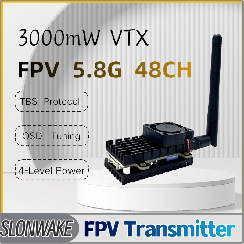 SLONWAKE 5.8G 3000mW Simulatio - Vtx Video Transmitter ulasan dan harga