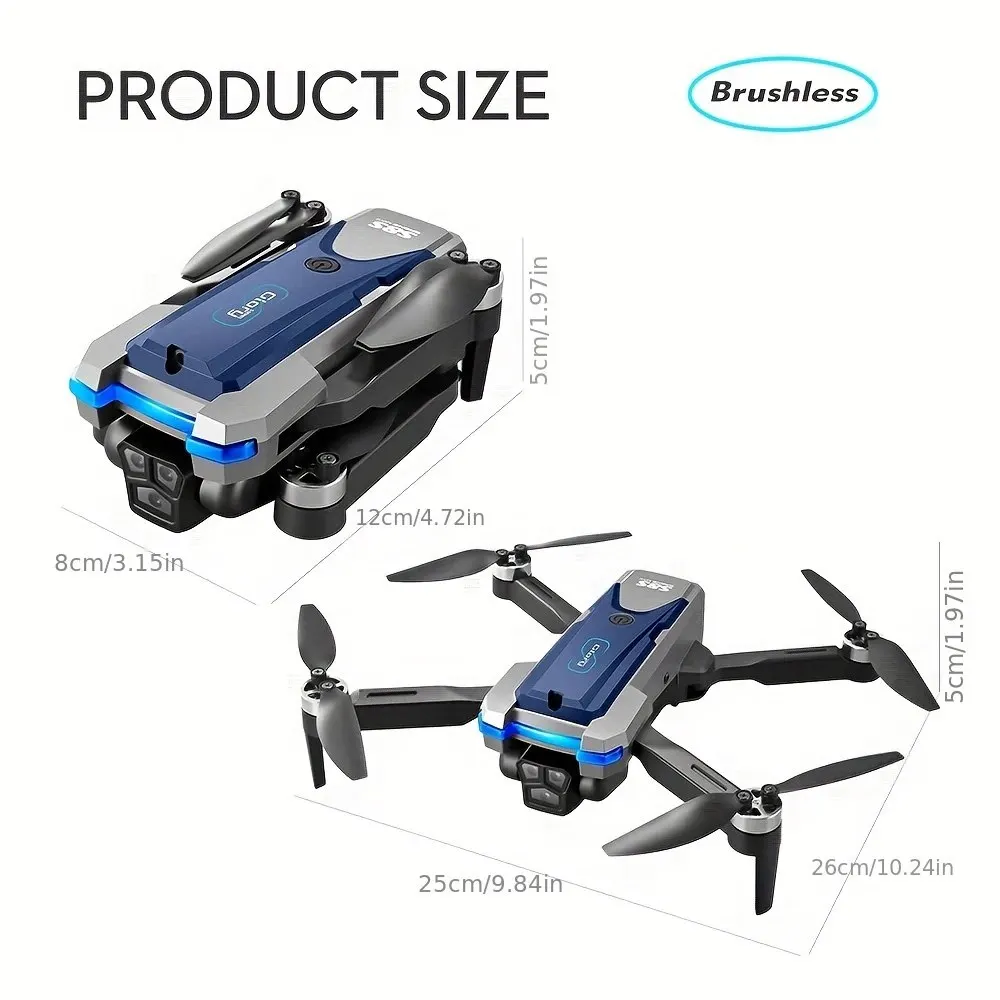 S8S GPS Drone 5G Wifi 8K HD Du - Drone Rc Foldable ulasan dan harga