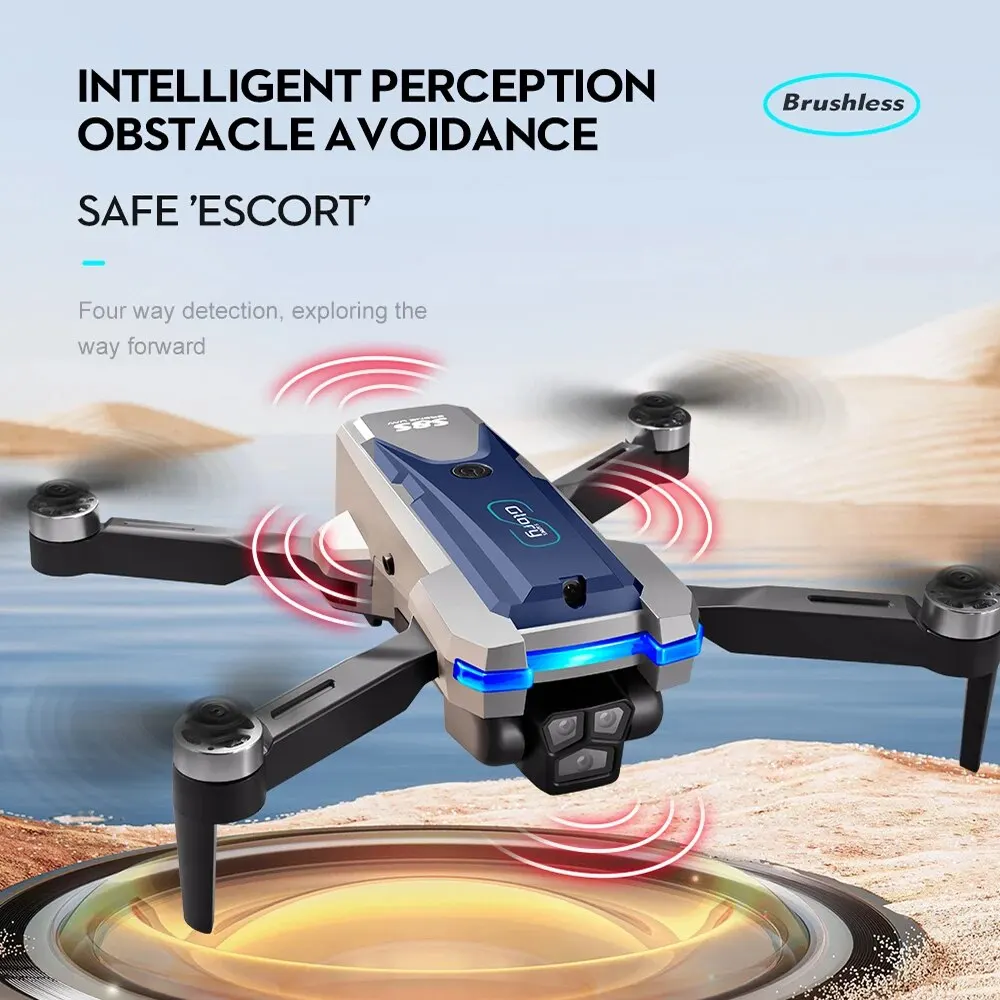 S8S GPS Drone 5G Wifi 8K HD Du - Drone Rc Foldable ulasan dan harga